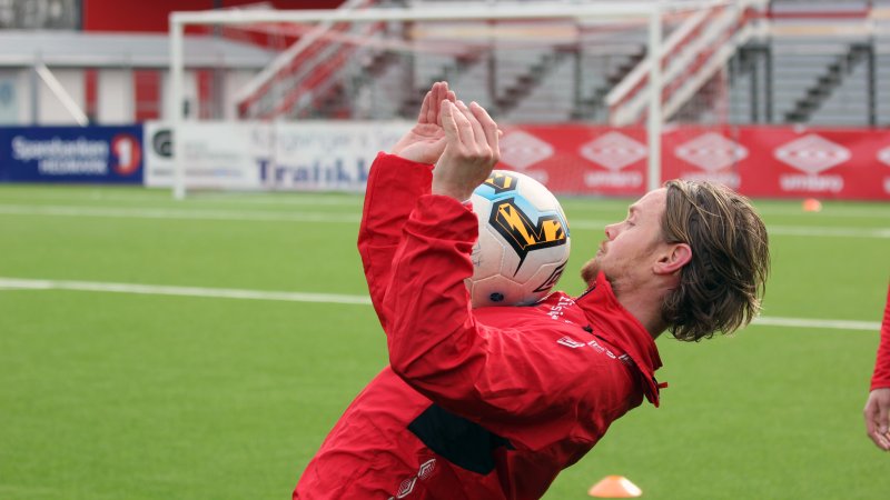 Ørjan Røyrane lekte seg på Gjemselundmatta.