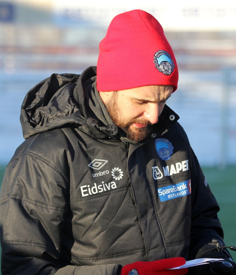 Vitor Gazimba var fornøyd etter første økt som KIL-trener.