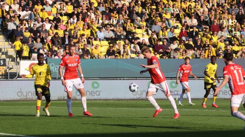  Andreas Dybevik var lei seg for at laget ikke klarte å gi fansen som hadde møtt opp på Åråsen den festen de håpet på.  